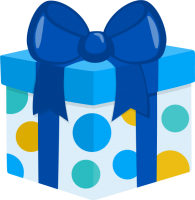 a colorful gift box